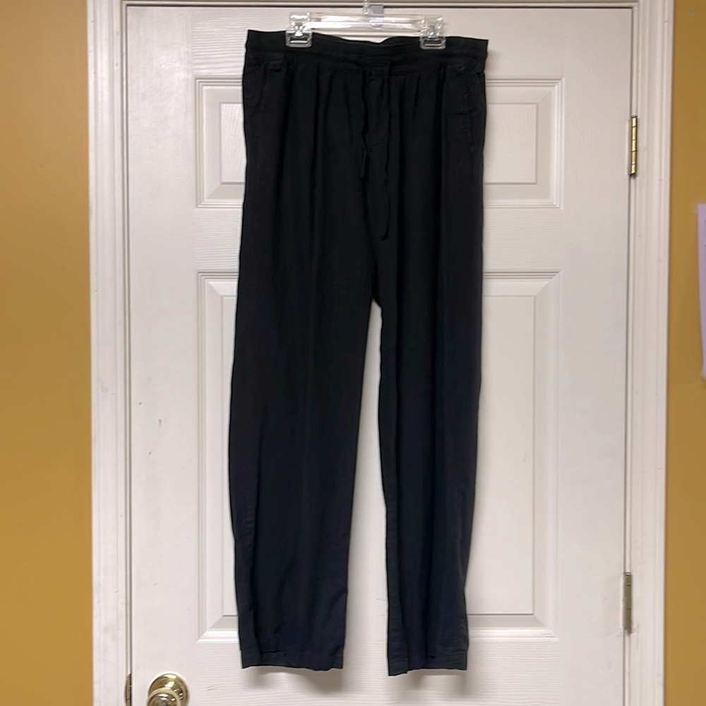 Black Linen Pants